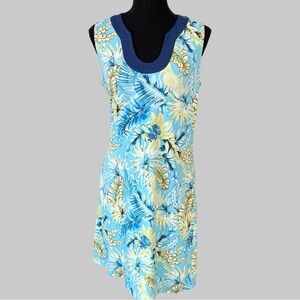 Simon Chang Sleeveless Tunic Jersey Dress